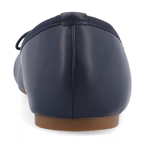 Journee Collection Womens Vika Ballet comfortable Flats Navy Blue Size 6 NIB - Picture 5 of 5